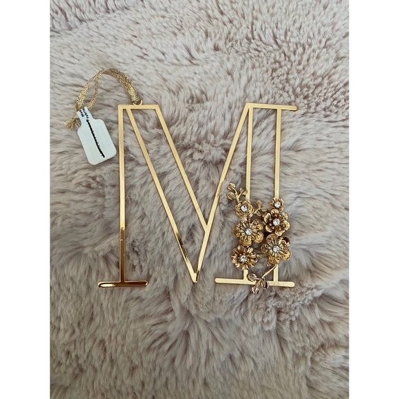 Anthropologie Floral Monogram Ornament - Picture 5 of 16